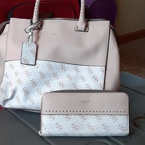 Guess handbag & matching wallet
